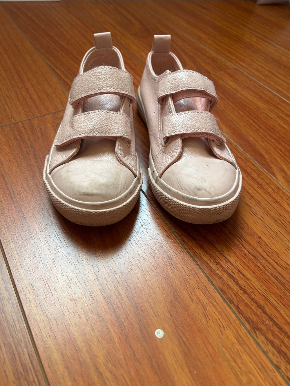 Cotton On Girls Pale Pink Velcro Sneakers